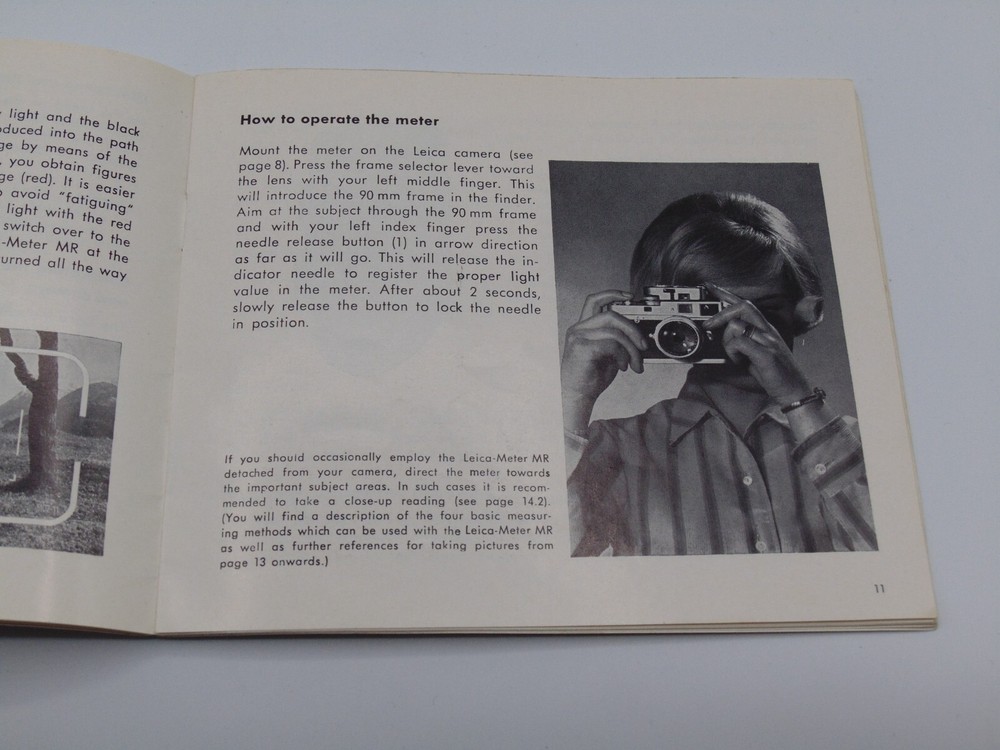 Leica light Meter MR Manual