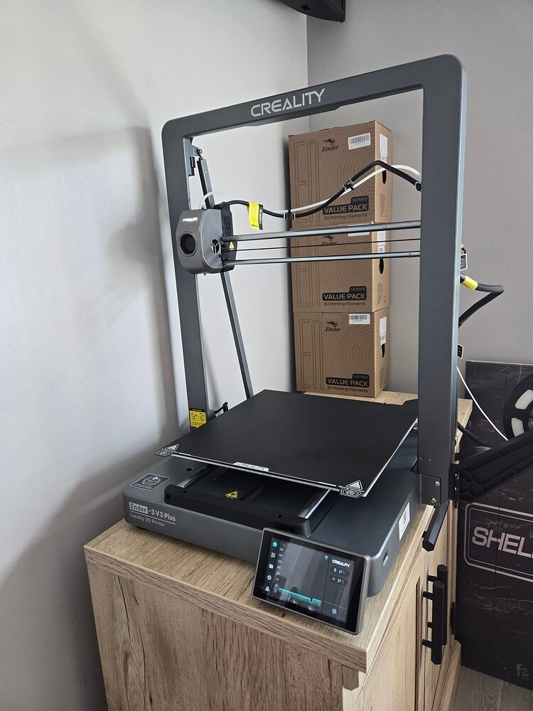 Creality Ender 3V3 Plus 3D Printer +Accessories.