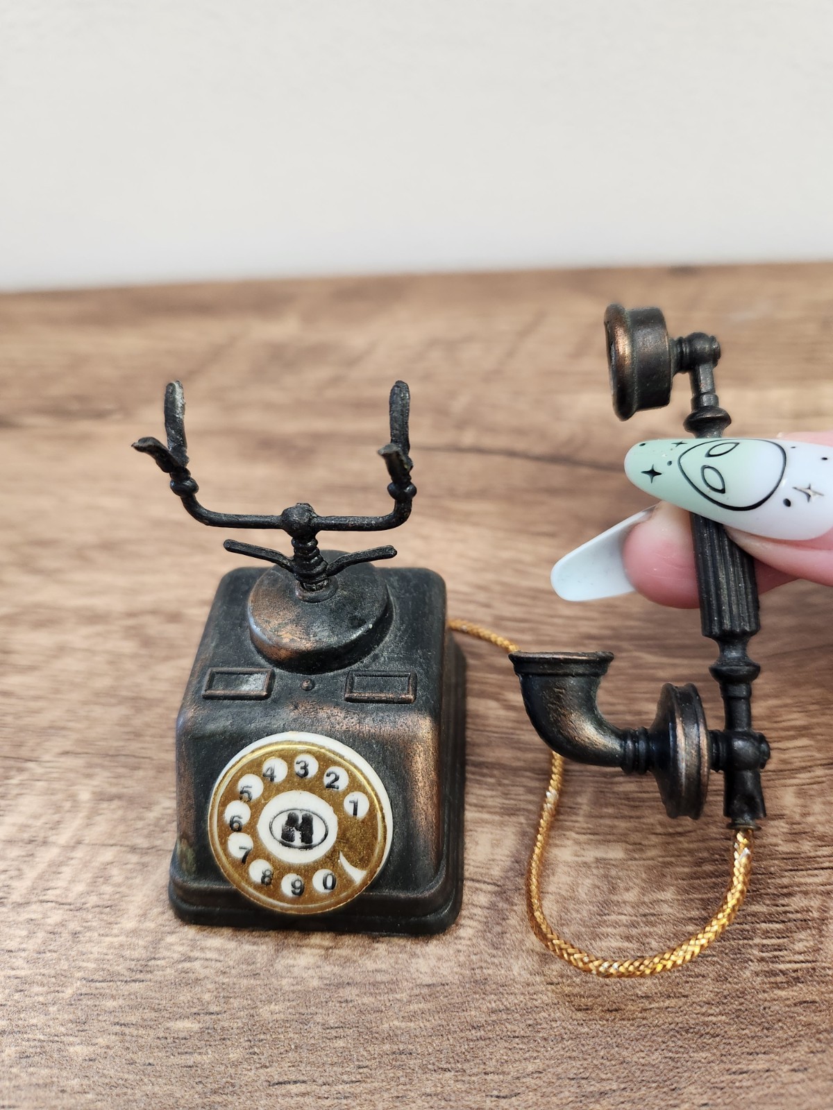 Die Cast Metal Vintage Phone Pencil Sharpener