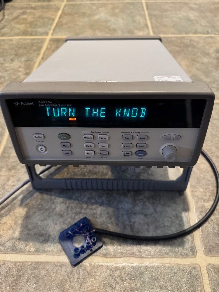 EUC Agilent Technologies 34970A Data Acquisition Logger Switch Unit + 34902A