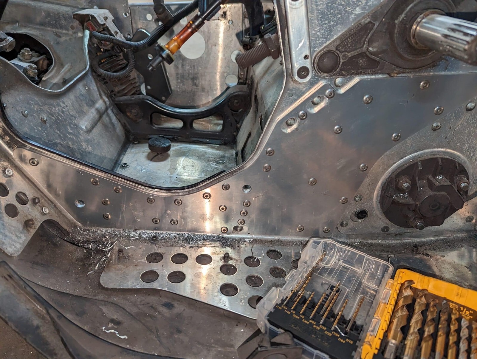 Jay Favel SkiDoo Rev Nun & Full Length Bulkhead Brace Kit 7 Pieces SS Hardware