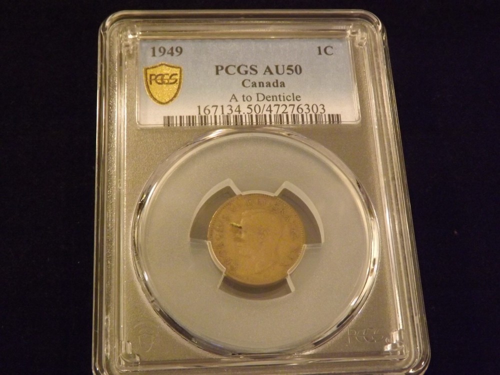 1949     1C                 Canada        PCGS  AU 50