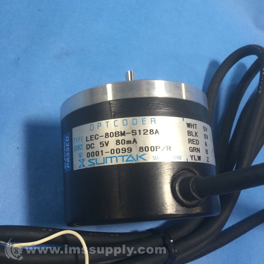 Sumtak LEC-80BM-S128A Optcoder Encoder, DC 5V 80mA USIP