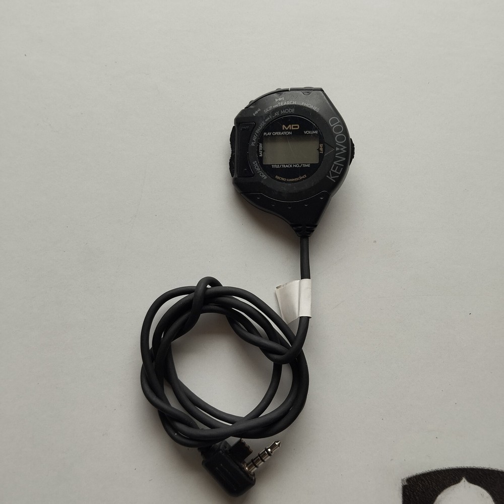Kenwood Remote for MD Player Display seen from angle