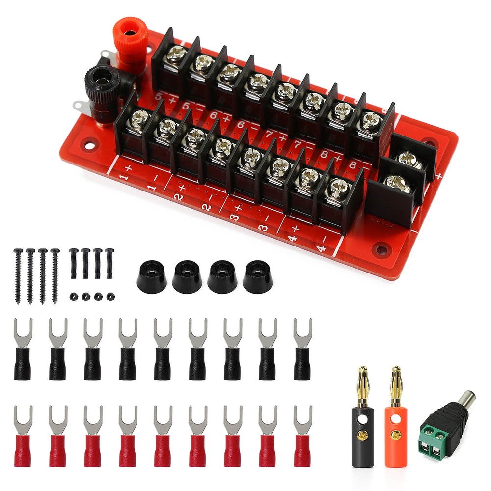 Evemodel Distribution Module 20A Power Distributor 3 Inputs 8 Pairs Outputs