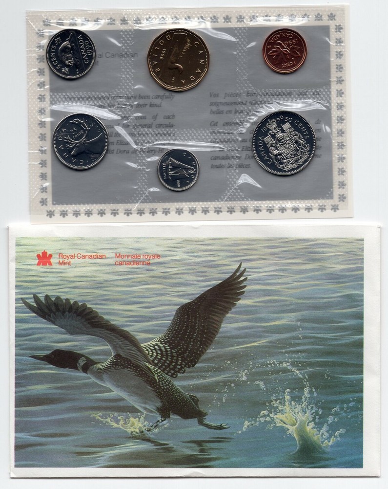1990 Canada PL Uncirculated Proof Like Coin Set