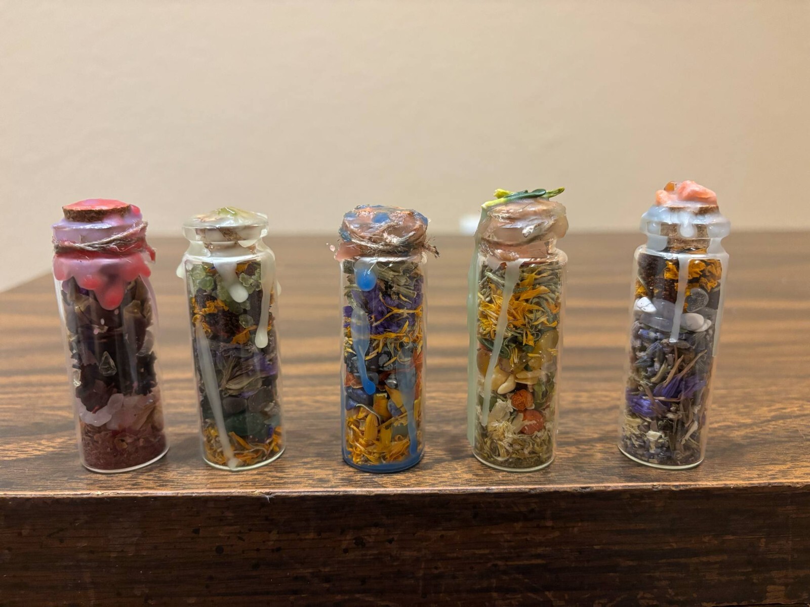 Handmade Wiccan Spell Jars. Made With Positive Intention Free Gift With Purchase