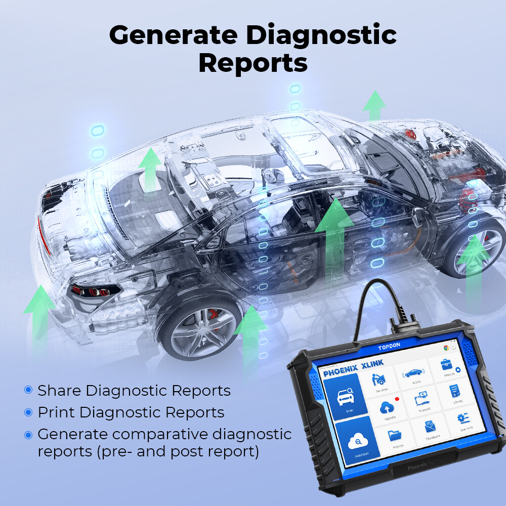 TOPDON Phoenix Xlink Cloud-Based Programming & Coding Tool Diagnostic Scanner