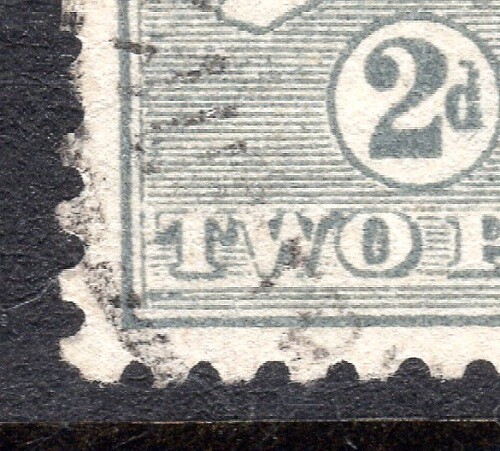 Australia - 2d Grey OS - Die 1 - Third WMK - Good Used
