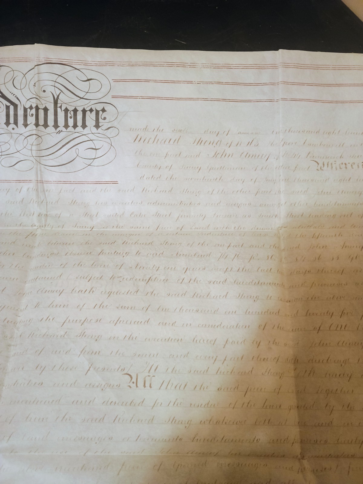 1800s French Document