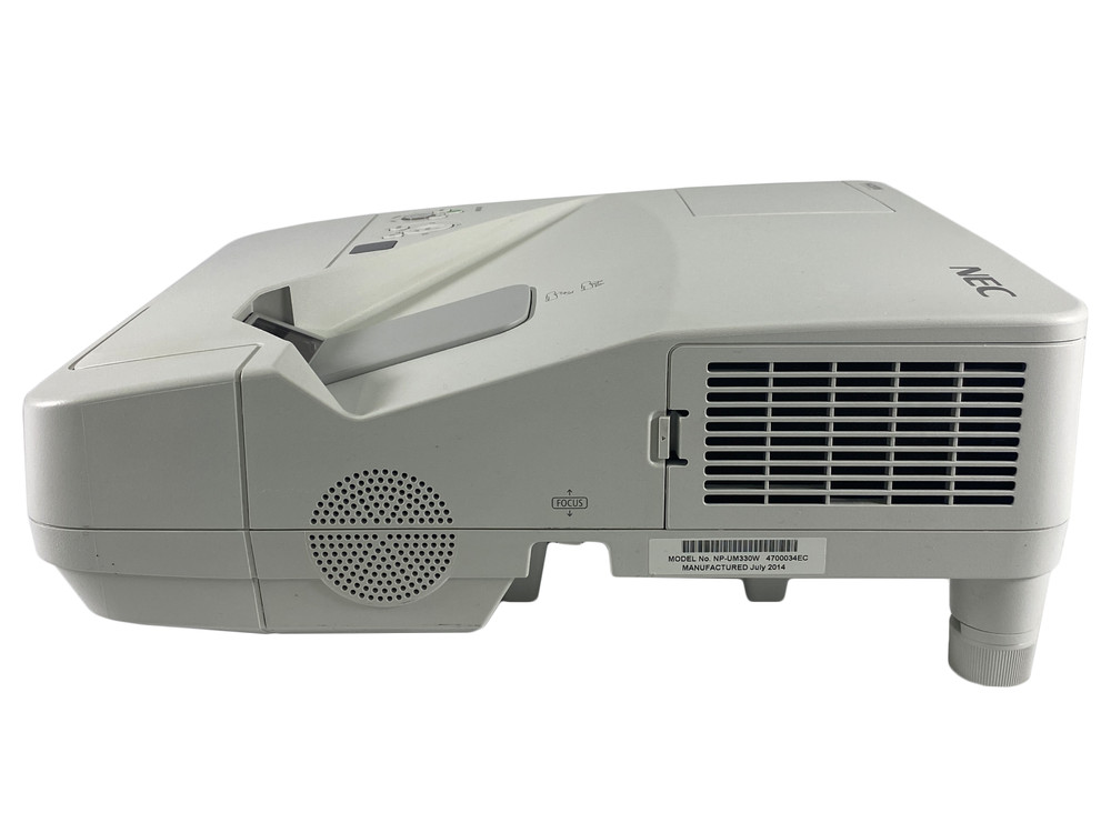 NEC UM330W 3LCD Projector UST Supports Interactive eBeam Module 3300 Lumens 4K🔥