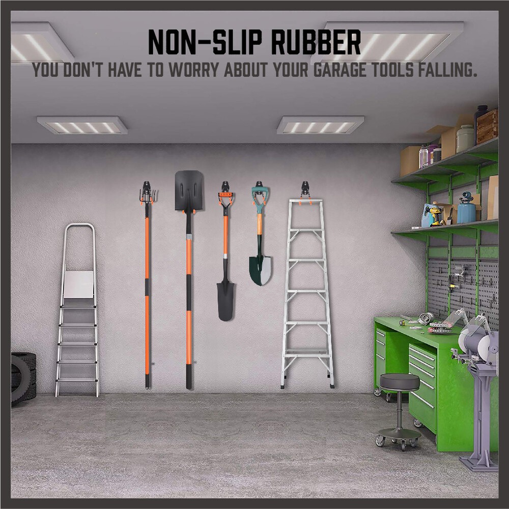 10-Pack Garage Storage Utility Double Hooks Power Tools Ladders Bikes Bulk Items