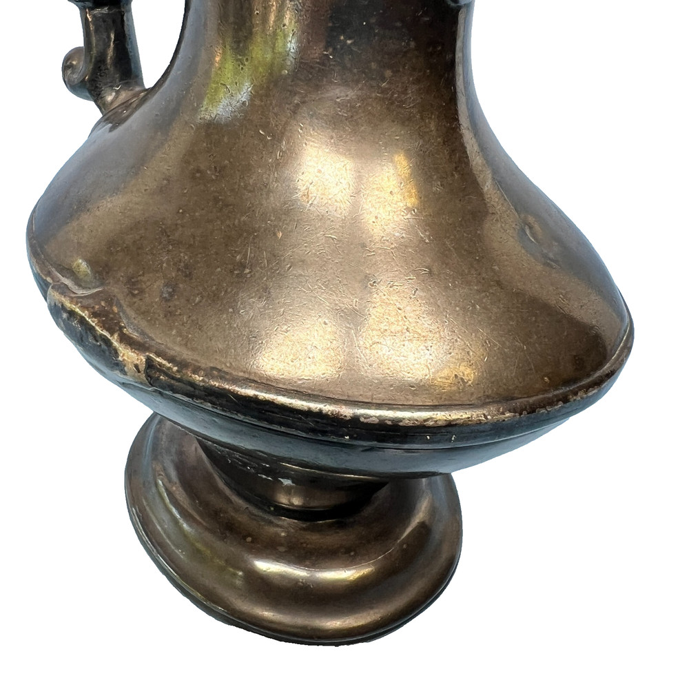 VTG 16oz Smith Silver Co Pitcher Silver Soldered 8"