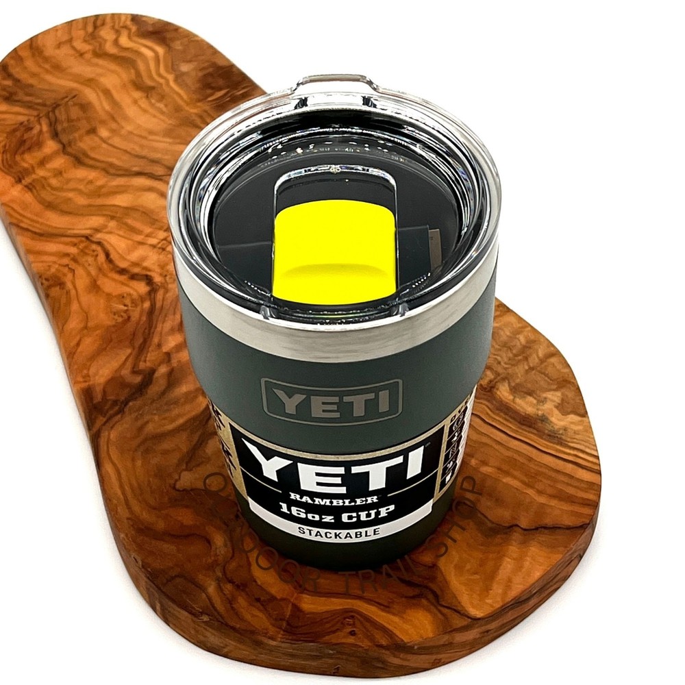 YETI Rambler 16 oz Stackable Cup Camp Green / Firefly | Limited Edition Run