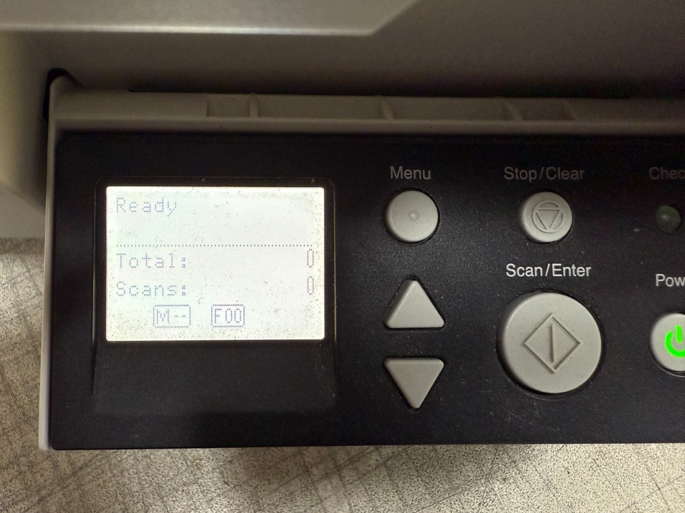 Fujitsu fi-7600 Duplex Sheetfed Document Scanner MISSING TRAY works perfect!