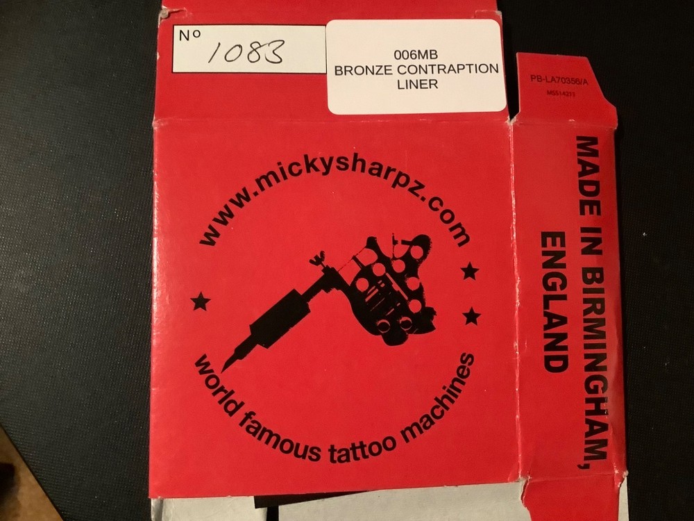 2021 Micky Sharpz Contraption Bronze Liner Tattoo machine