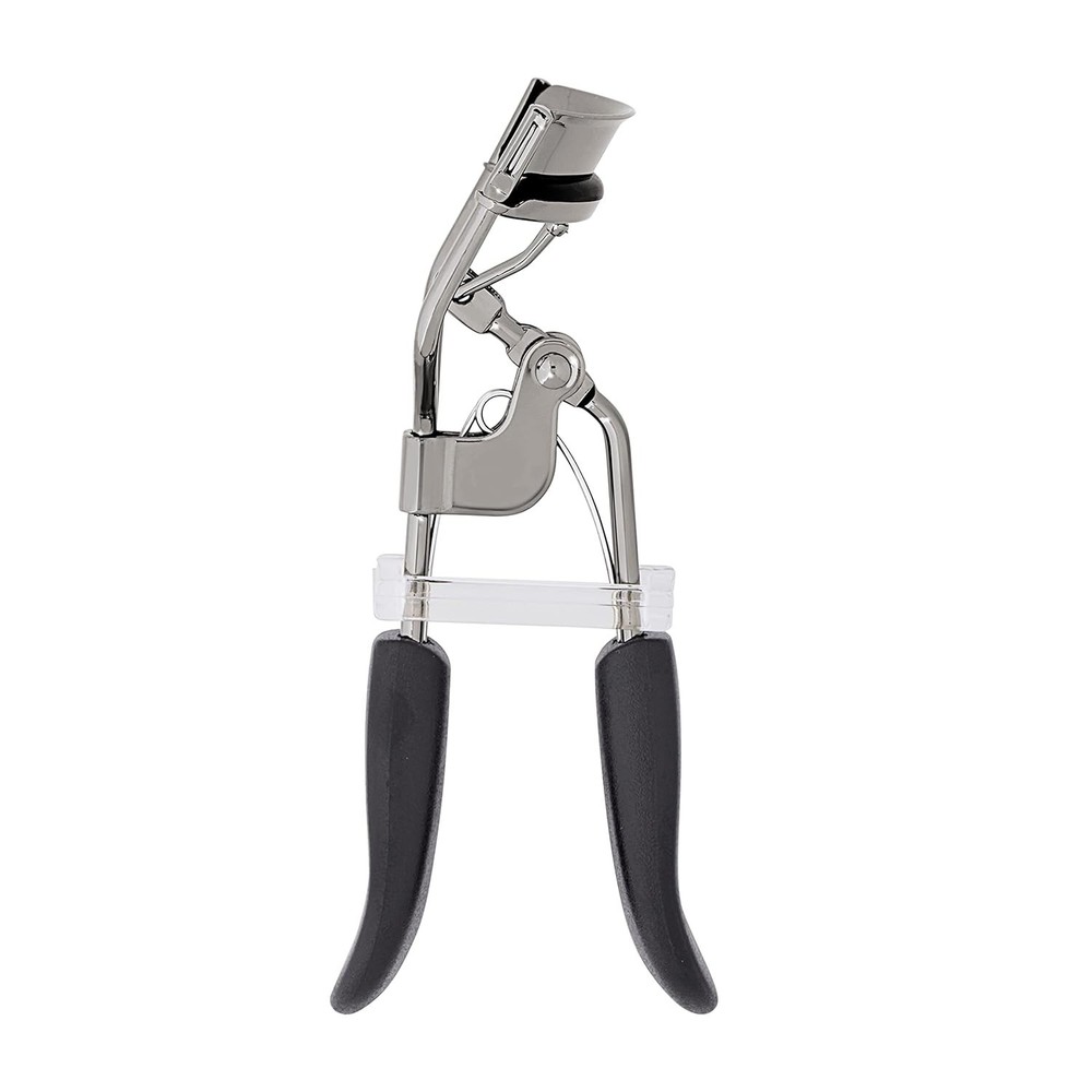 Silver Pro Eyelash Curler with Extra Pad - Long-Lasting Curl, Approved