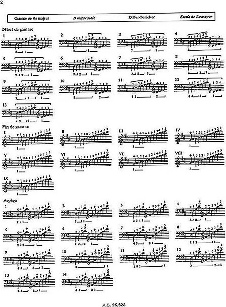 Nouvelle Technique de la Contrebasse - Volume 3 - Methode Complete et Progres...