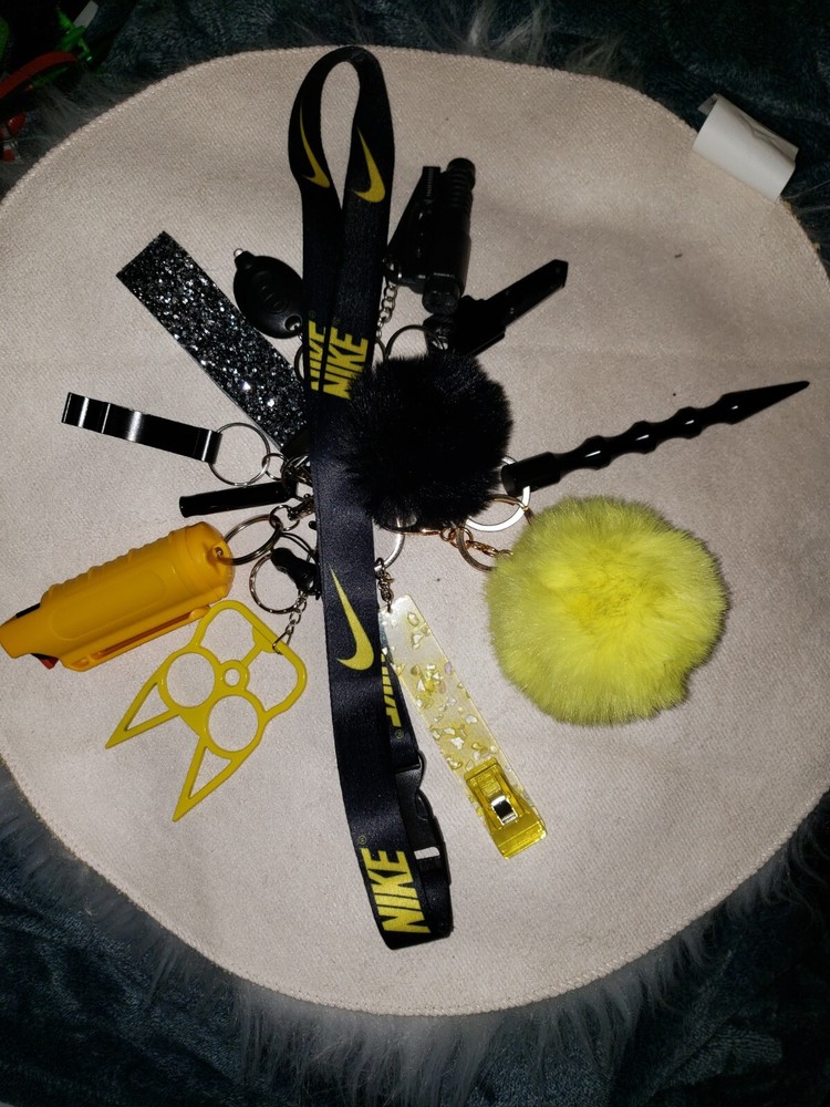 safety keychain with pepper spray