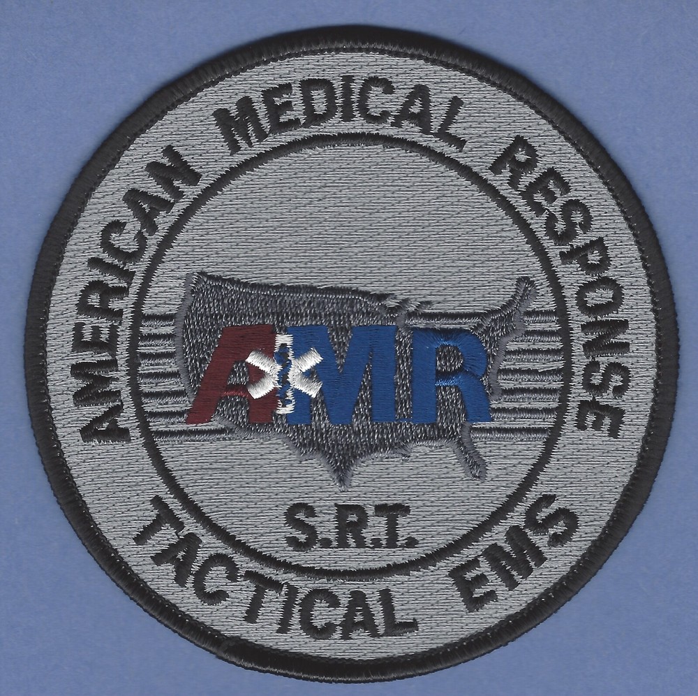 AMR AMERICAN MEDICAL RESPONSE TACTICAL EMS SRT PATCH