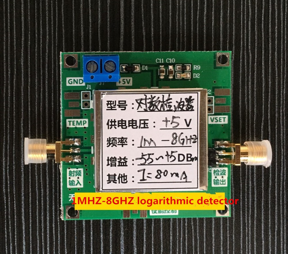 AD8318 1-8000MHz RF Power Meter Logarithmic Detector Controller for Amplifier