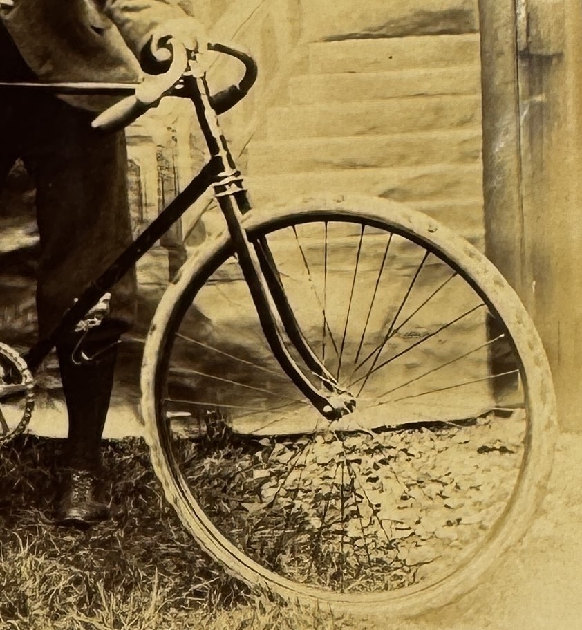 1890s Wheelman Bicycle Photo Safety Bike League of American Wheelmen c1900