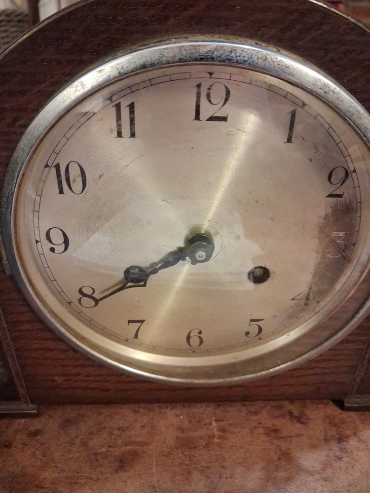 Vintage Mantle Clock, Not Working, No Key, Please Read Description