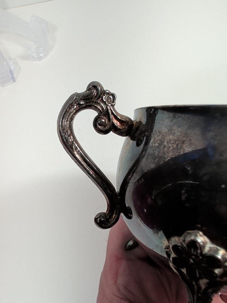 Leonard, Silver Plated,footed Sugar Bowl