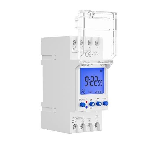 TM922-4 DC/AC 12V Power 2 Channels Big LCD Display Programmable Input 12VDC
