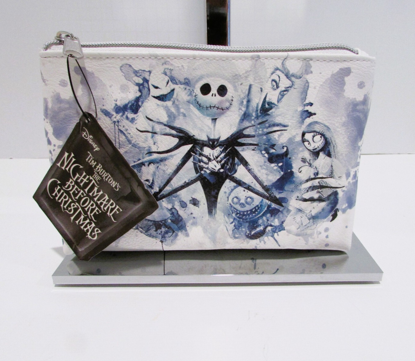 Disney Loungefly Nightmare Before Christmas Cosmetic Make-up Bag Pouch NWT RARE