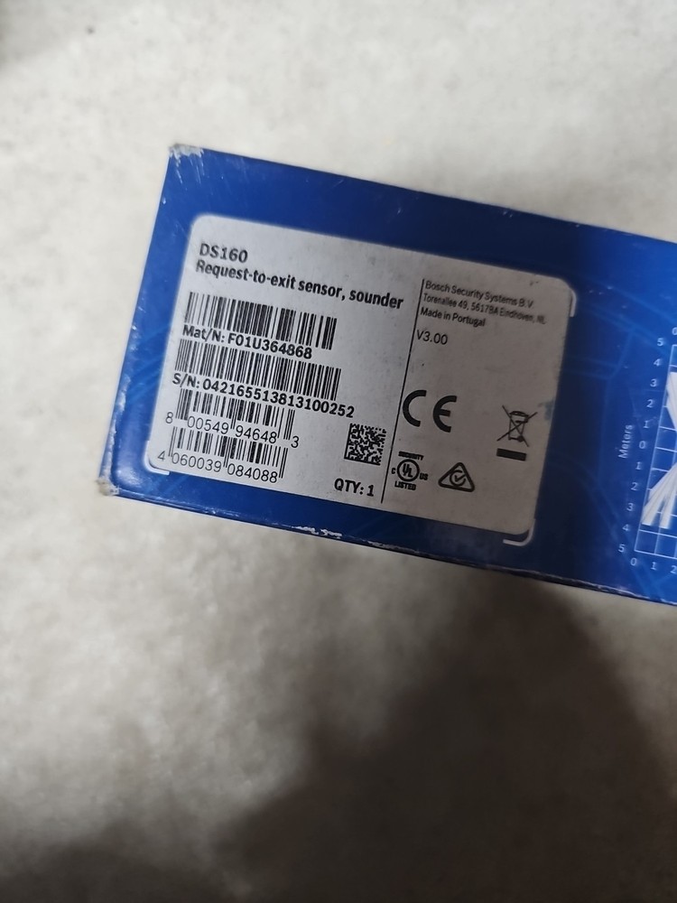 NEW DS160 BOSCH High Performance Request-to-Exit Passive Infrared Detector #192
