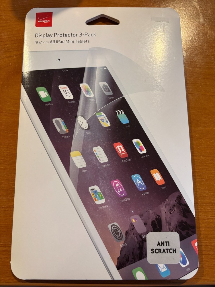 Verizon Anti-Scratch Screen Protector - iPad mini 3pk