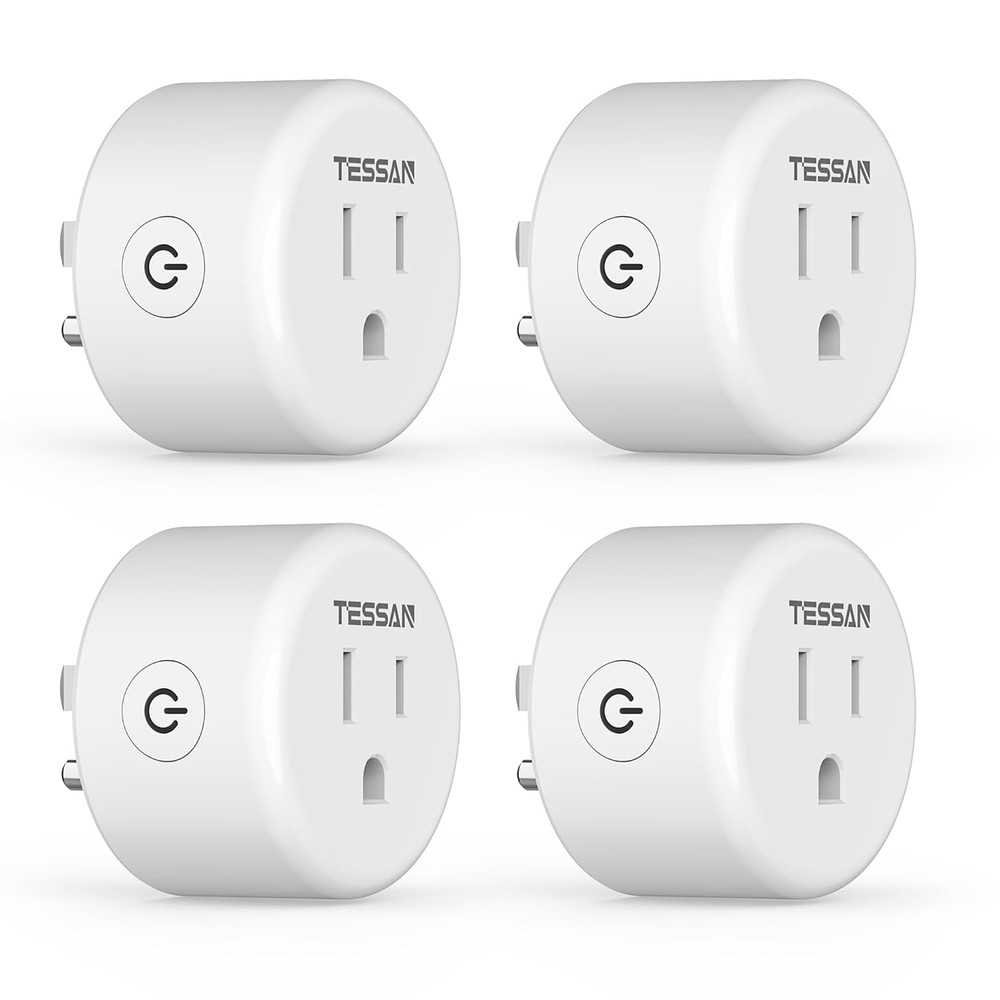 Smart Plug, TESSAN Wifi Timer Outlet Compatible with Alexa and Google Assistant