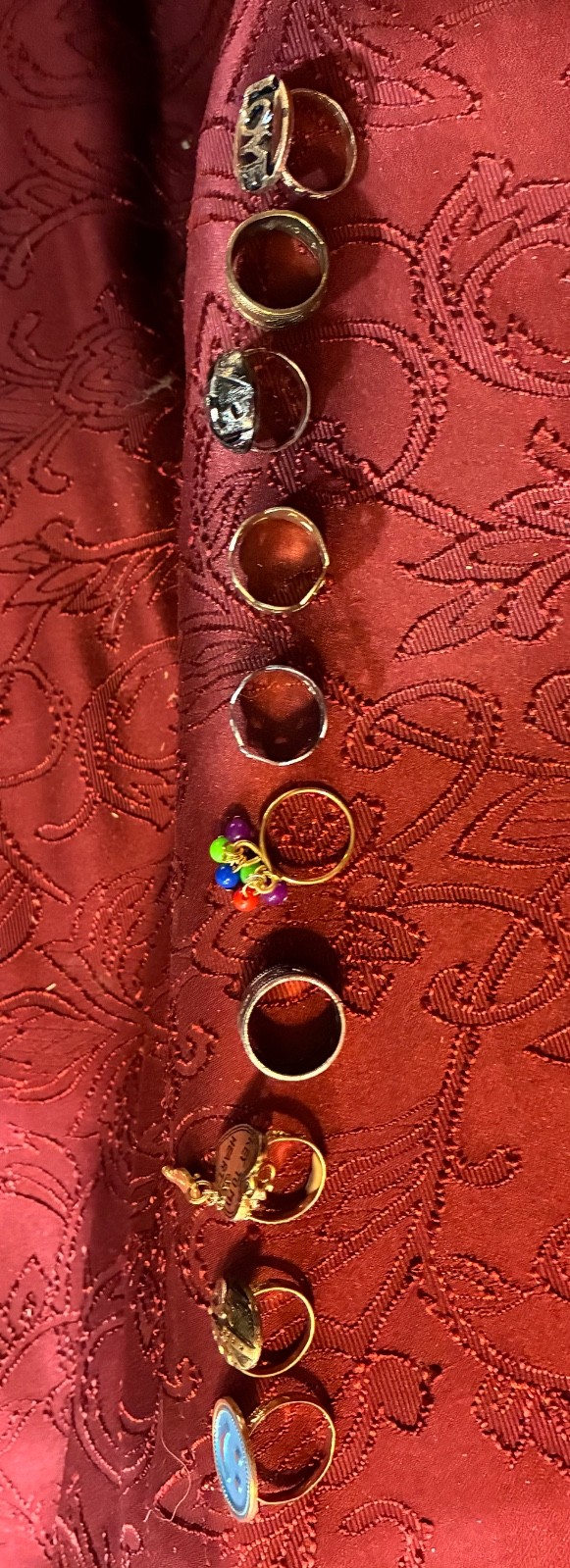 Vintage Lot of 10 Gumball Machine prize rings