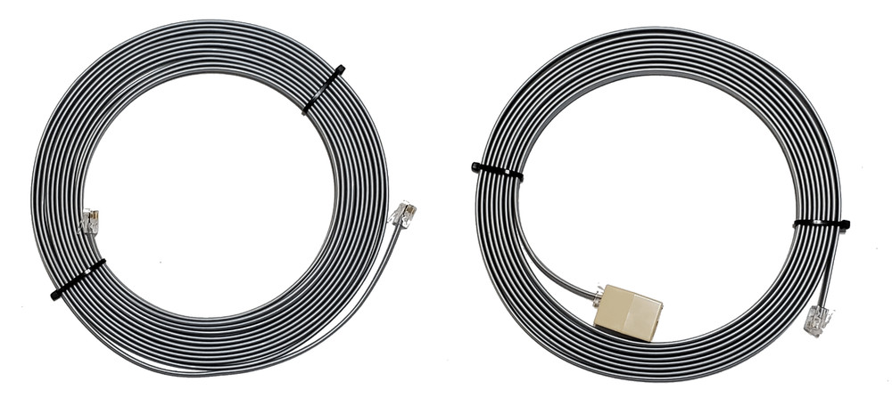 FTM-500DR Control Head Extension Cable 20 ' & Microphone Ext. 15' silver/gray