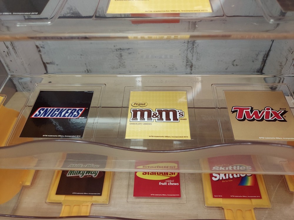 Vintage 3 Tiered Plastic Mars Candy Display NOS