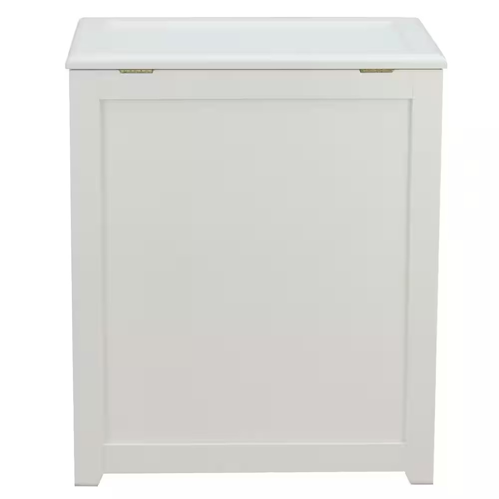 Storage Laundry Hamper in White