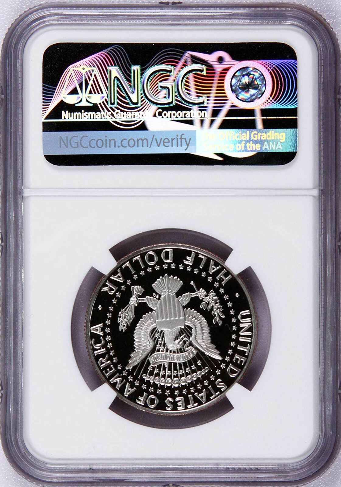 1988-S Proof Kennedy Half, Graded PF70UC by NGC ~ NEW Patriotic OSR Label!