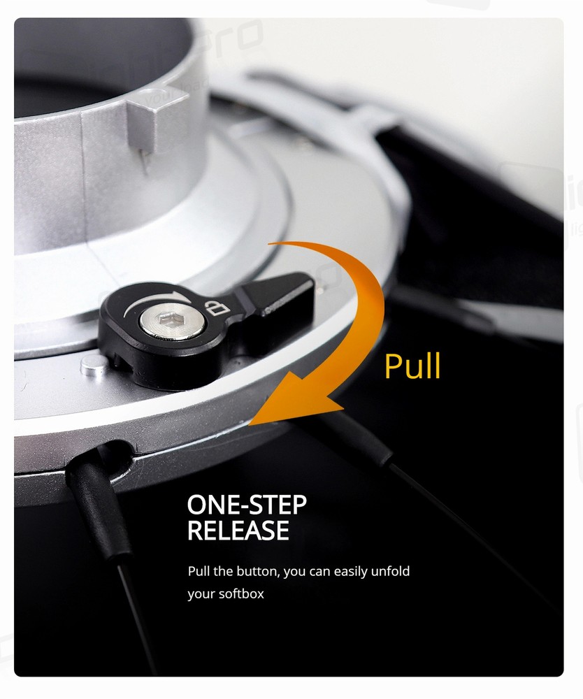 US 90/120cm 12 Sided Flipped Bowens Quick Installation Lighting Softbox Diffuser