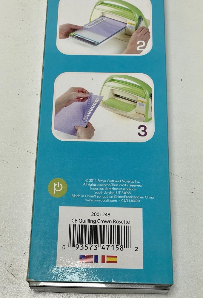 Provo Craft Cuttlebug Quilling Crown Rosette Kit