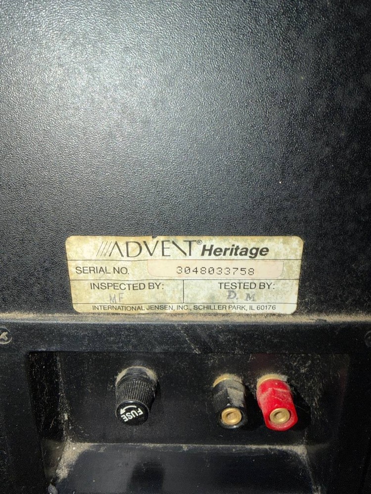 Vintage Advent Heritage Speaker System