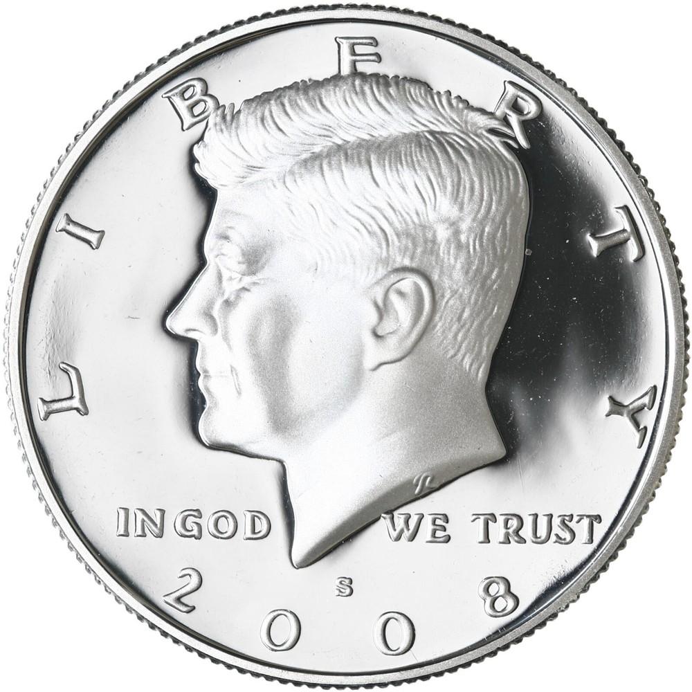 2008 S Kennedy Half Dollar Gem DCam Proof 90% Silver
