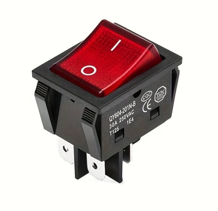 Carpet Cleaning DPST 2-Position Rocker Switch