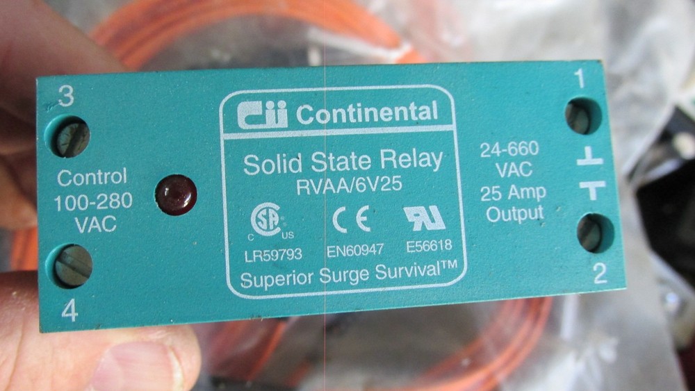 Invensys Continental RVAA/6V25 Solid State Relay
