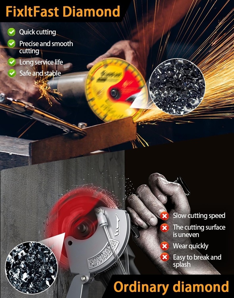 4.5" Diamond Cut Off Wheel for Angle Grinder