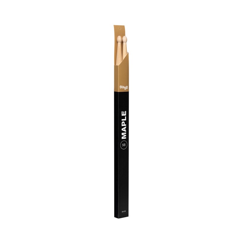 NEW Stagg Maple Drumsticks - Nylon Tip - 5B