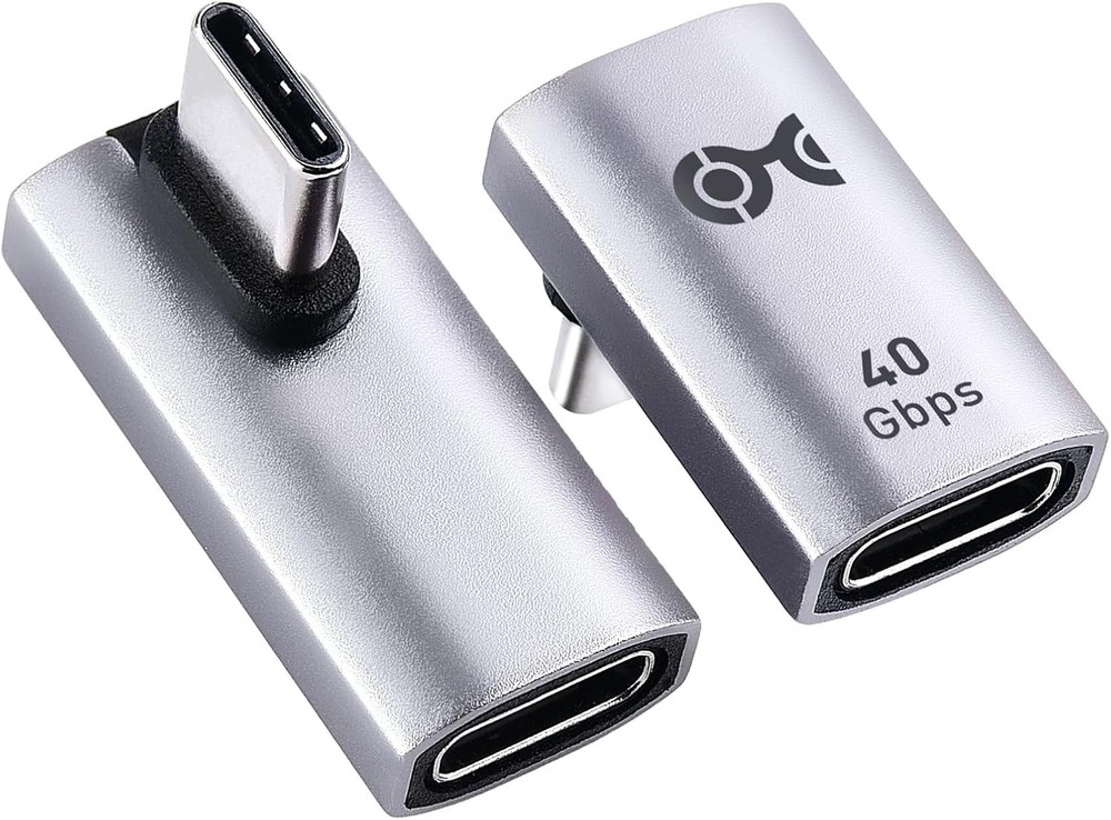 Cable Matters Combo-Pack 40Gbps Vertical Right Angle USB-C Adapter Kit