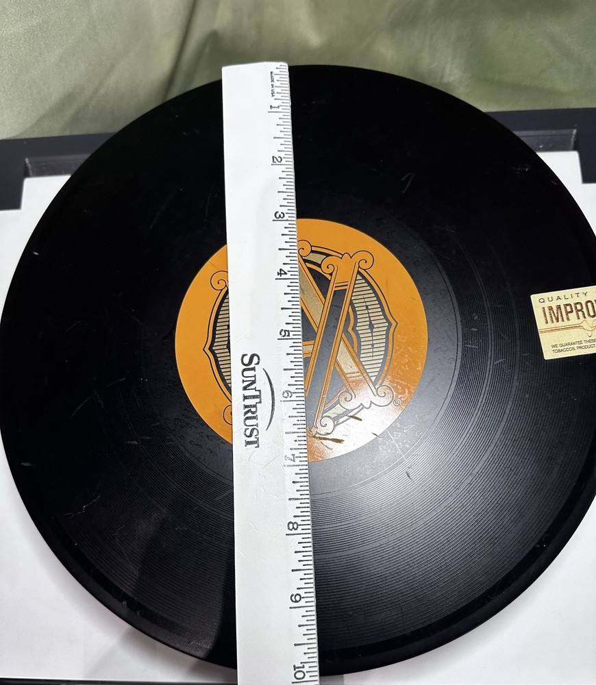 Record Album Cigar Box 2015 Classic Covers Empty Black