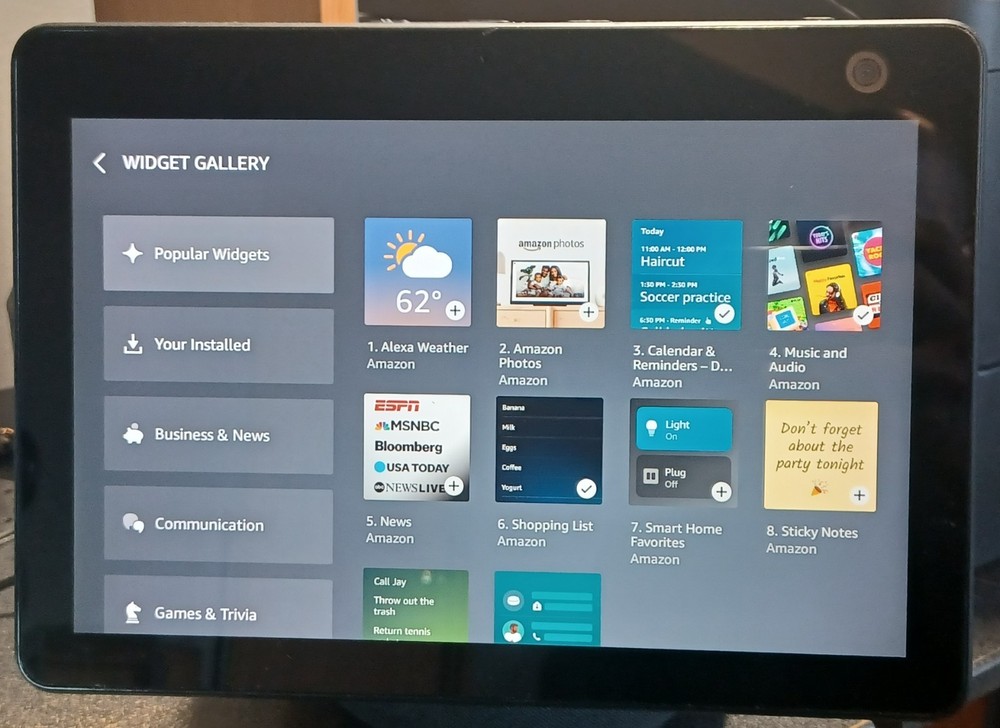 Amazon Echo Show 10 (3rd Generation) Black Wireless Alexa Smart Speaker (T4E4AT)