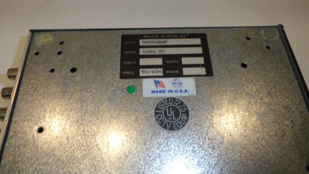 Pelco MS504BAF Switch